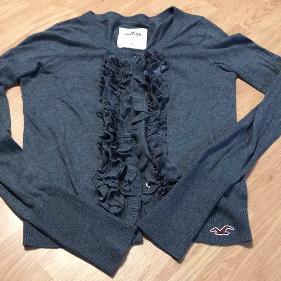 Hollister Sweaters - Hollister Women’s cardigan size large gray